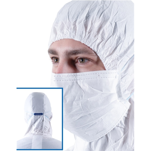 美國ANSELL安思爾帶罩和集成護套的 BioClean-D? 連體服 BDFC-S