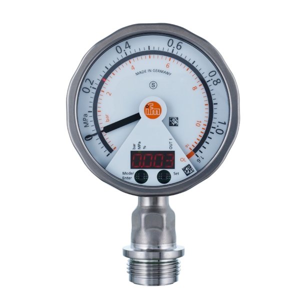 德國(guó)IFM易福門(mén)帶顯示屏的壓力傳感器PN7594 PN-010-REG14-QFRKG/US/ /V