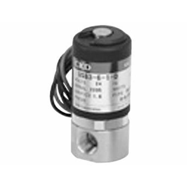 CKD喜開理多種流體小型直動式2通電磁閥USB3-6-2-D-DC24V