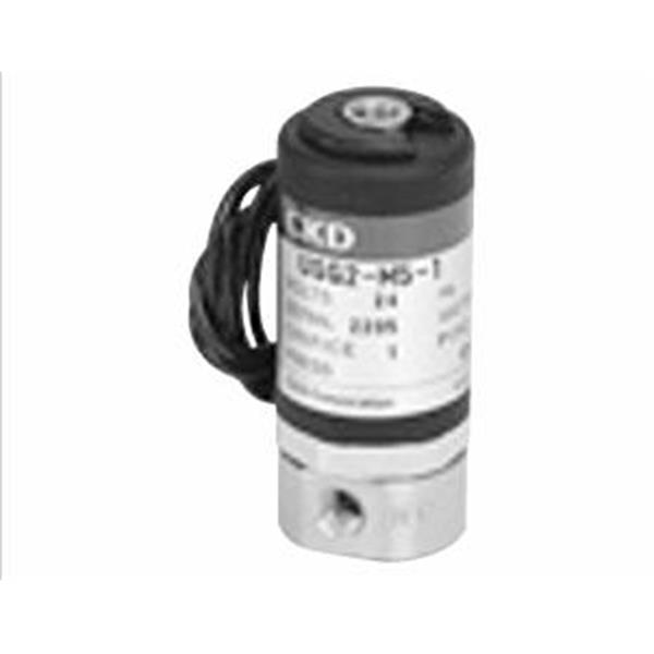 CKD喜開理多種流體小型直動式2通電磁閥USG2-M5-1-AC100V