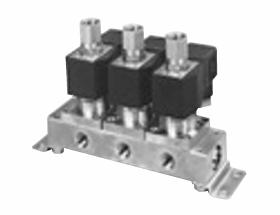 CKD喜開理多種流體直動(dòng)式2通電磁集成閥GAG432-5-10-DC 100V